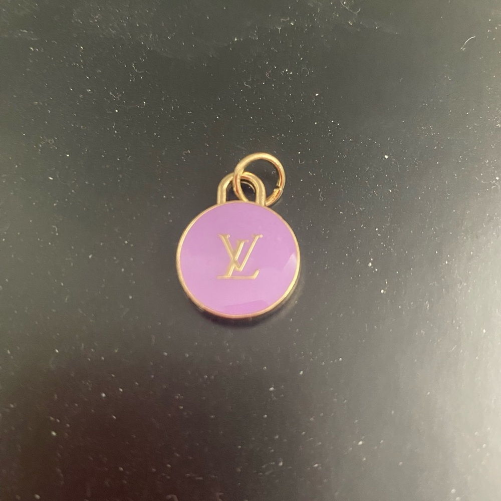 Louis Vuitton Purple and Gold Charm